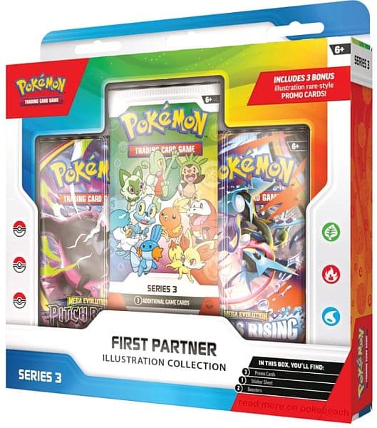 Pokemon - First Partner Illustration Collection: Series 3 (2 Boosters) (30th Anniversary)