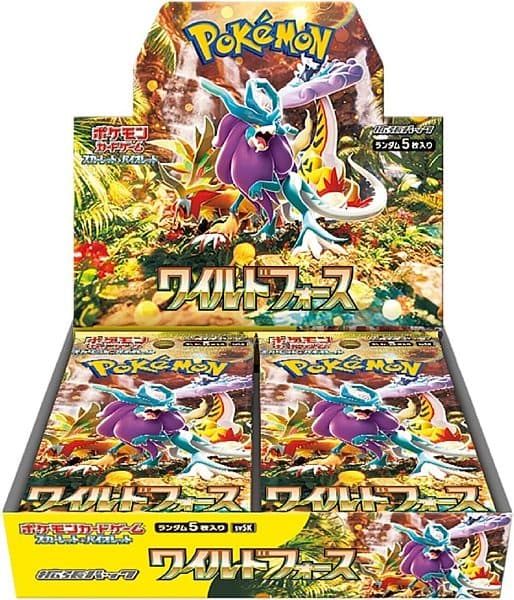Pokemon Display (Booster Box) - Scarlet & Violet SV5K: Wild Force *JAPANSK* - 30 Boosters