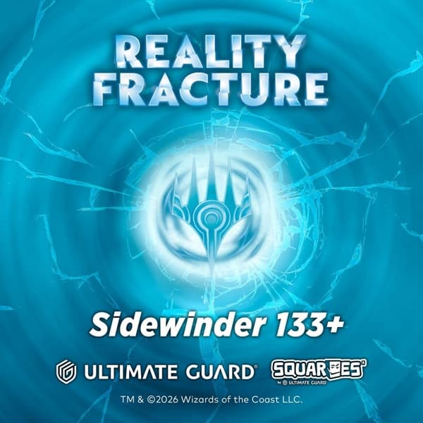 Ultimate Guard Sidewinder Deck Case (Deck Box) 133+ Standard Size XenoSkin: Magic: The Gathering - Reality Fracture: Blue Rare 1