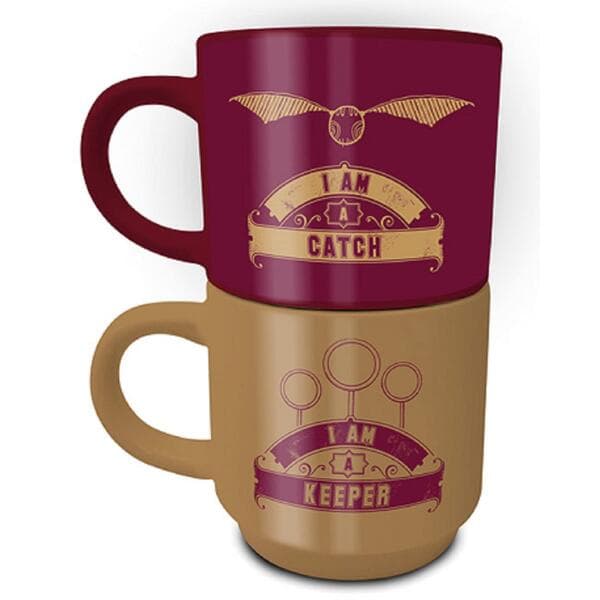 Harry Potter: Quidditch Catch and Keeper - Stacking Mug Set