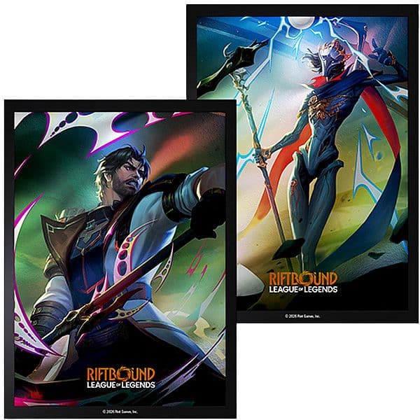 100 Lommer! Riftbound: League of Legends TCG: Set 04: Vendetta #2: Jayce vs Viktor - Deck Protector Art Sleeves