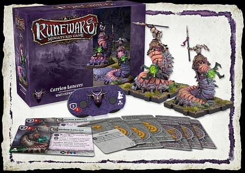Runewars: The Miniatures Game - Waiqar Unit Expansion: Carrion Lancers - Fantasy Flight Games