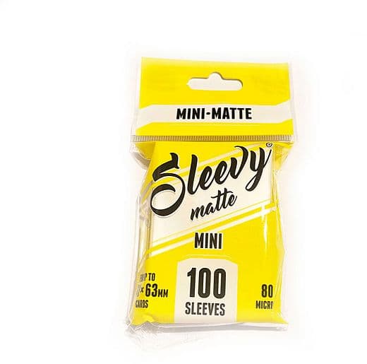 Sleevy - Mini Sleeves - 41x63mm: Matte (100 Kortlommer)