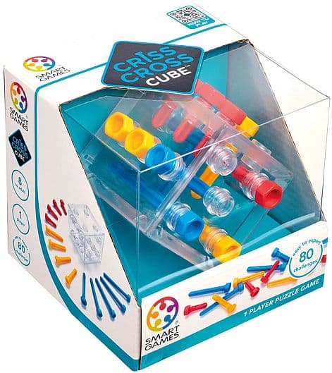 SmartGames: Criss Cross Cube (Dansk) - Puzzle Game