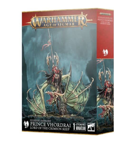 Soulblight Gravelords - Prince Vhordrai, Lord of the Crimson Keep/Revenant Draconith - 99120207177
