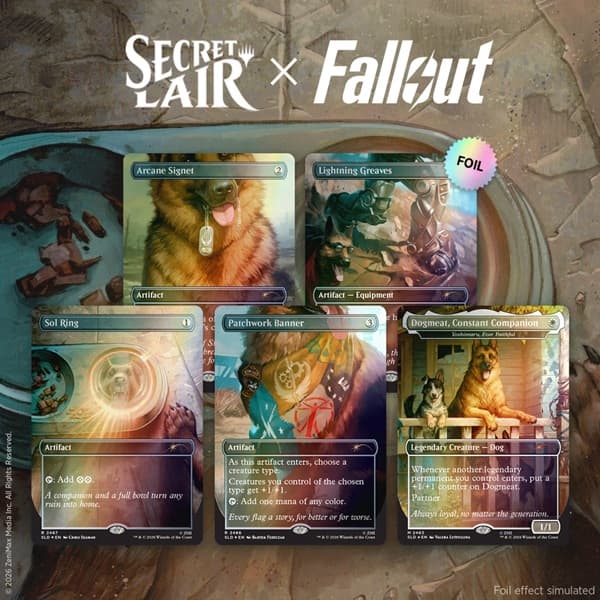 Secret Lair Drop Series (2026): The Rad Superdrop: Secret Lair x Fallout: Greet the Dog (Foil)