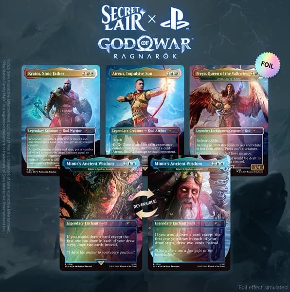 Secret Lair Drop Series (2025): The PlayStation Superdrop: Secret Lair x God of War: Norse (Foil)