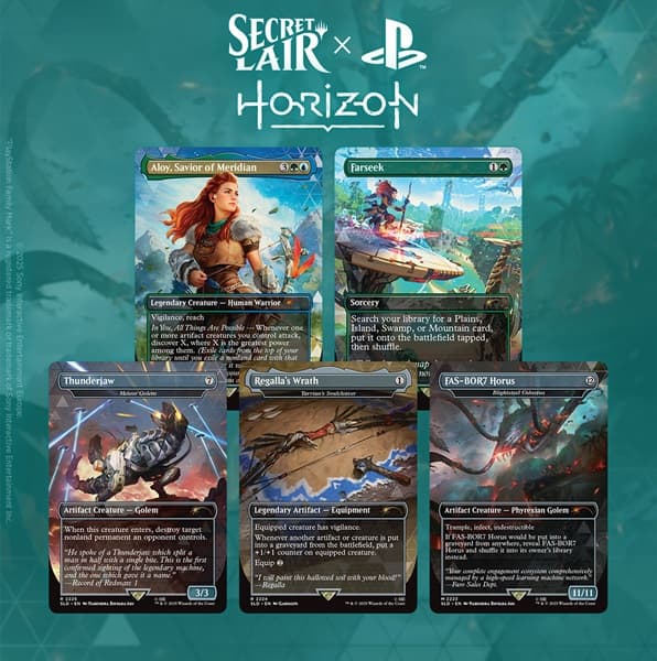 Secret Lair Drop Series (2025): The PlayStation Superdrop: Secret Lair x Horizon: Into the Forbidden West (Regular)