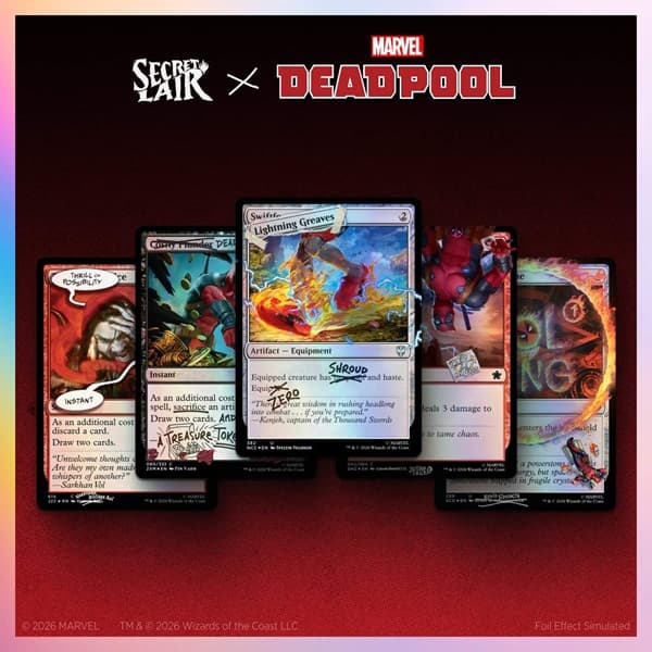 Secret Lair Drop Series (2026): Secret Lair x Marvel's Deadpool: I Fixed It (You're Welcome) (Foil)