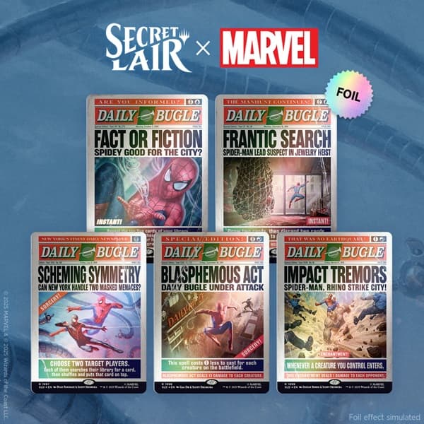 Secret Lair Drop Series (2025): Marvel's Spider-Man Superdrop: Secret Lair x Marvel's Spider-Man: Daily Bugle Breaking News (Foil)