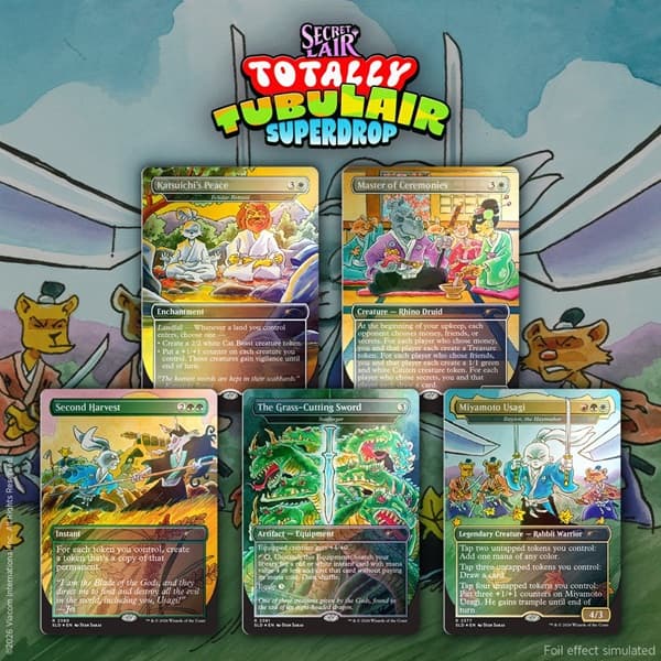 Secret Lair Drop Series (2026): Totally TubuLair Superdrop: Secret Lair x Teenage Mutant Ninja Turtles: Featuring: Stan Sakai (Foil)