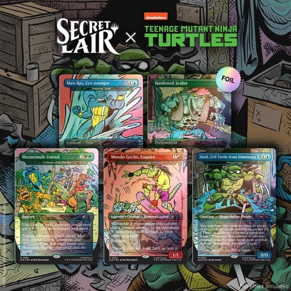 Secret Lair Drop Series (2026): Totally TubuLair Superdrop: Secret Lair x Teenage Mutant Ninja Turtles: The Mighty Mutanimals (Foil)
