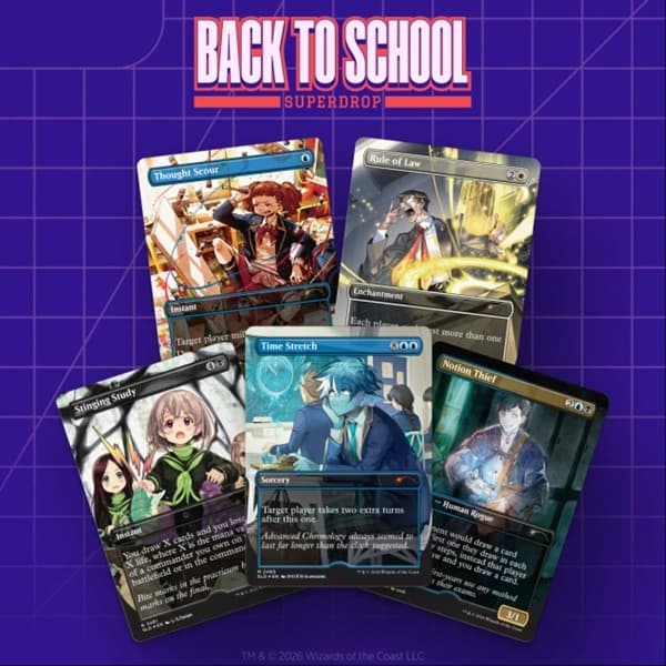Secret Lair Drop Series (2026): Back to School Superdrop: Mahō Gakuin Seishun Hakusho — 魔法学院青春白書 (Regular)