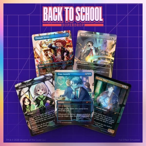 Secret Lair Drop Series (2026): Back to School Superdrop: Mahō Gakuin Seishun Hakusho — 魔法学院青春白書 (Foil)
