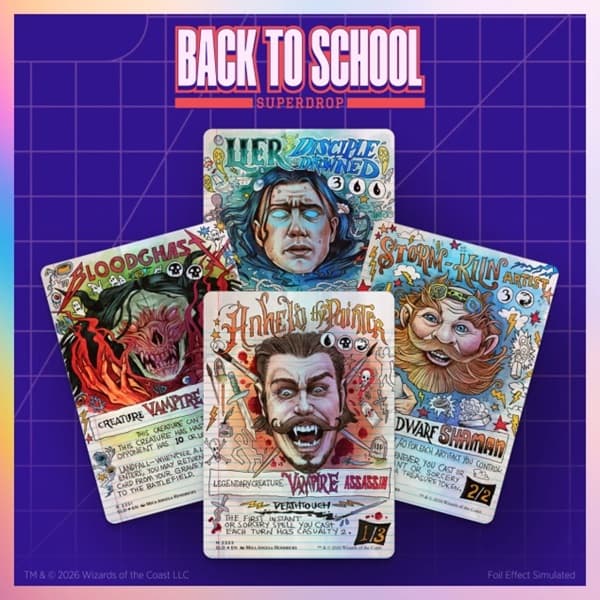 Secret Lair Drop Series (2026): Back to School Superdrop: Notebook Genius (Foil)