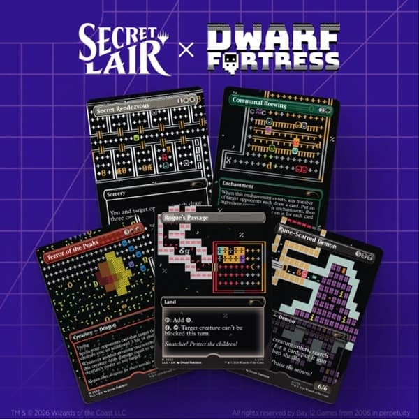 Secret Lair Drop Series (2026): Back to School Superdrop: Secret Lair x Dwarf Fortress: Create New World (Regular)