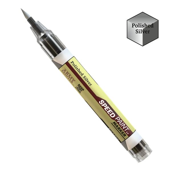 Army Painter: Speedpaint Marker - Polished Silver - SM1017P