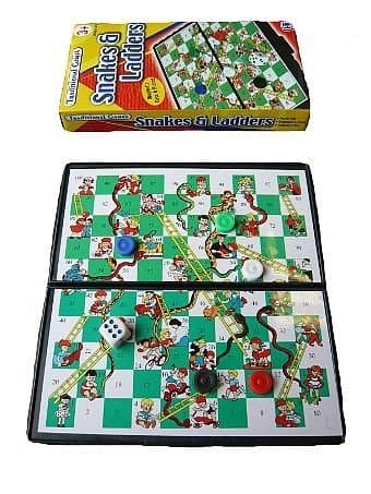 Snakes & Ladders - Magnetic Travel Game *Crazy tilbud*