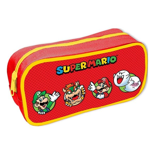 Super Mario - Character Circles - Pencil Case/Penalhus