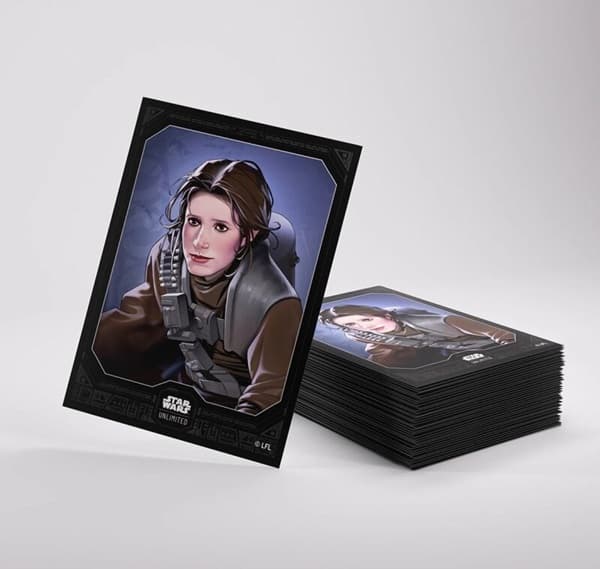 Gamegenic - Star Wars: Unlimited - Premium Art Sleeves Set 7: A Lawless Time - Leia Organa (60+1 Kortlommer)