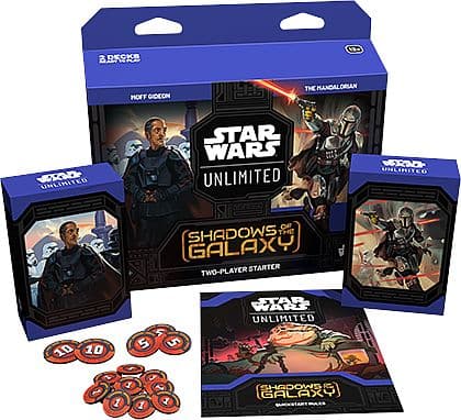 Star Wars: Unlimited TCG - Set 2: Shadows of the Galaxy - Two-Player Starter (Decks, Regler & Tilbehør)