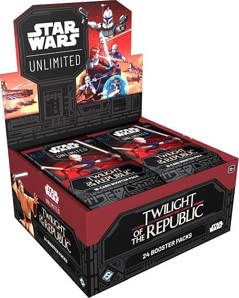 Star Wars: Unlimited TCG - Set 3: Twilight of the Republic - Booster Display (Box med 24 Packs)