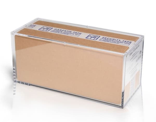 The Acrylic Box - Acrylic Display Carton Case (Akrylkasse) - Blue Tape