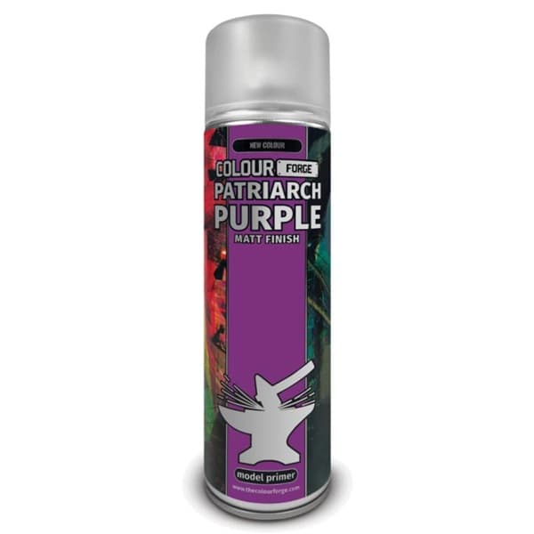 The Colour Forge Spray (Model Primer): Signature Series - Patriarch Purple - 500ml