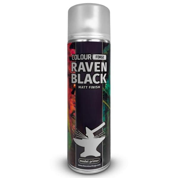 The Colour Forge Spray: Raven Black - 500ml