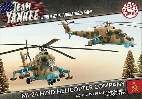 Soviet Mi-24 Hind Helicopter Company (Plastic) (Box) - Team Yankee
