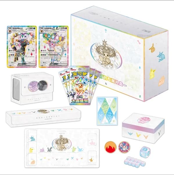 Pokemon Box (KINESISK/CHINESE) - Scarlet & Violet CSV9.5C: Terastal Grand Gathering Eevee & Friends Gift Box
