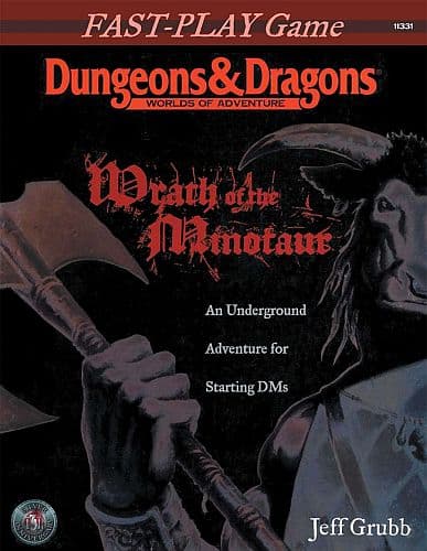 D&D 2.0: Adventure: Wrath of the Minotaur - AD&D/Dungeons and Dragons