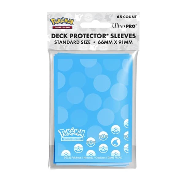Pokemon - Energy: Water Type - Deck Protector - 65 lommer - Ultra Pro Sleeves #16744
