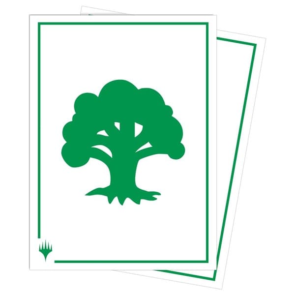 105 Lommer! Magic Mana 8: Forest - Apex Matte Deck Protector Sleeves - Ultra Pro #19935