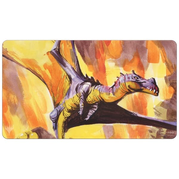 Magic Spillemåtte (Playmat) - The Lost Caverns of Ixalan: V7 - Bonehoard Dracosaur - Ultra Pro #38100