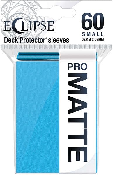 60 lommer - Ultra Pro - Eclipse SMALL (2021): Sky Blue (Blå) (Top kvalitet) - Pro-Matte/Non-Glare - Professional Sleeves #15639