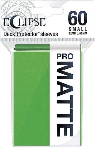 60 lommer - Ultra Pro - Eclipse SMALL (2021): Lime Green (Grøn) (Top kvalitet) - Pro-Matte/Non-Glare - Professional Sleeves #15642