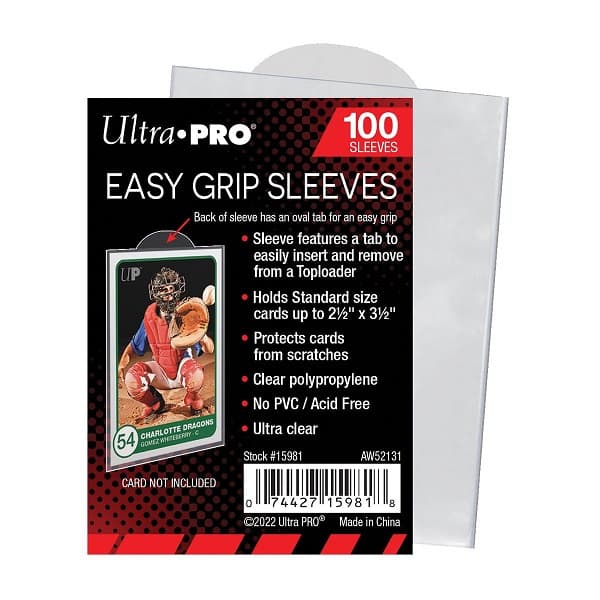 Ultra Pro Easy Grip - Standard Size (2,5" x 3,5") - Sleeves #15981