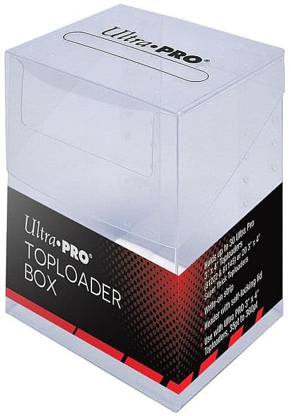 Kortkasse - Opbevaringsboks (Clear/Transparent) - Graded Card Box - Holds up to 30 One-Touch/Toploaders - Ultra Pro #85398