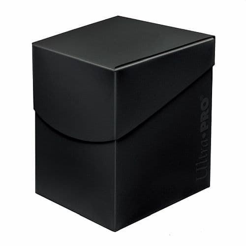 Deck Box Eclipse PRO 100+ - Solid Jet Black (Sort, Holder 110 kort i lommer) - Ultra Pro #85683