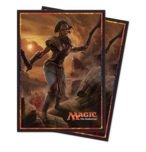 80 Lommer! Hour of Devastation - Samut, the Tested Deck Protector Sleeves - Ultra Pro #86570