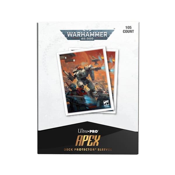 105 Lommer! Warhammer 40,000 (40k): T'au Empire - Apex Matte Deck Protector Sleeves - Ultra Pro #16557