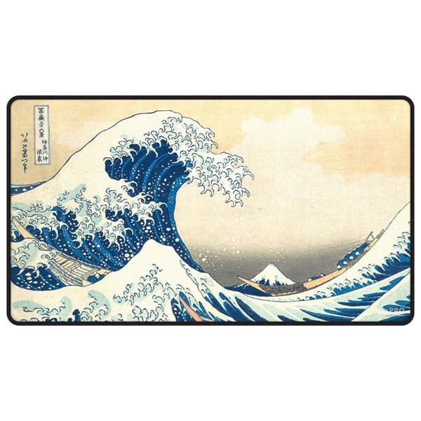 Spillemåtte (Playmat) - The Great Wave Off Kanagawa - Black Stitched - Ultra Pro #16602