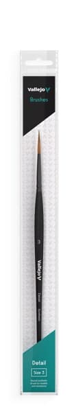 Vallejo - Brush Round - Synthetic Hair No.3