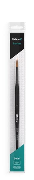 Vallejo - Brush Round - Synthetic Hair No.4