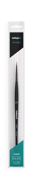 Vallejo - Brush Round - Synthetic Hair No.2/0
