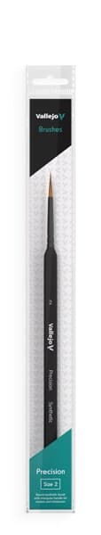 Vallejo - Brush Round - Synthetic Hair Triangular Handle No.2