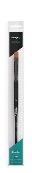 Vallejo - Brush Flat - Angled Synthetic Hair - Large