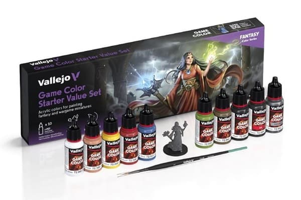 Vallejo Maling - Game Color: Starter Value Set 10 Colors - 18ml