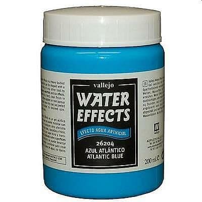 Vallejo - Diorama Effects: Water Texture - Atlantic Blue (Blå) Gel (200 ml.)